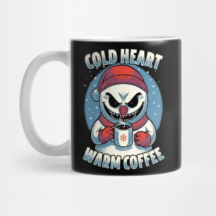 Snowman Evil Coffee - Funny Winter Christmas Mug